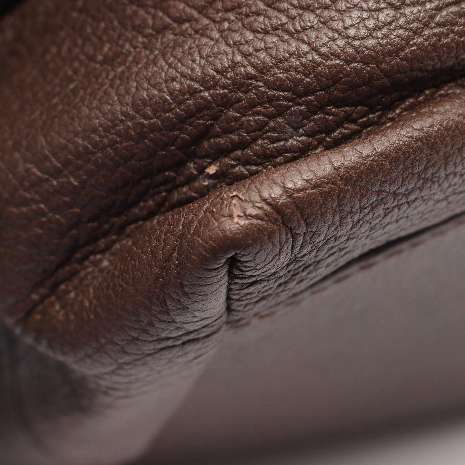 Bvlgari Handbag Leoni 2-Way Brown Leather Tote — view 5
