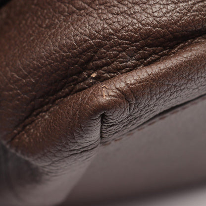 Bvlgari Handbag Leoni 2-Way Brown Leather Tote — view 5