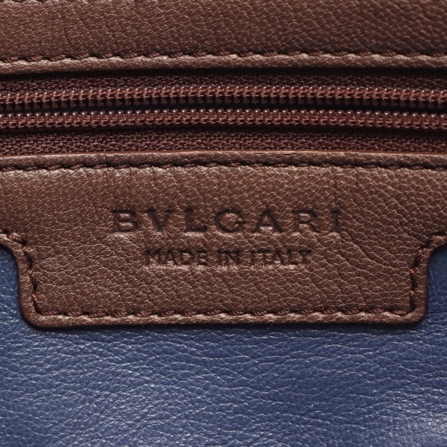 Bvlgari Handbag Leoni 2-Way Brown Leather Tote — view 4