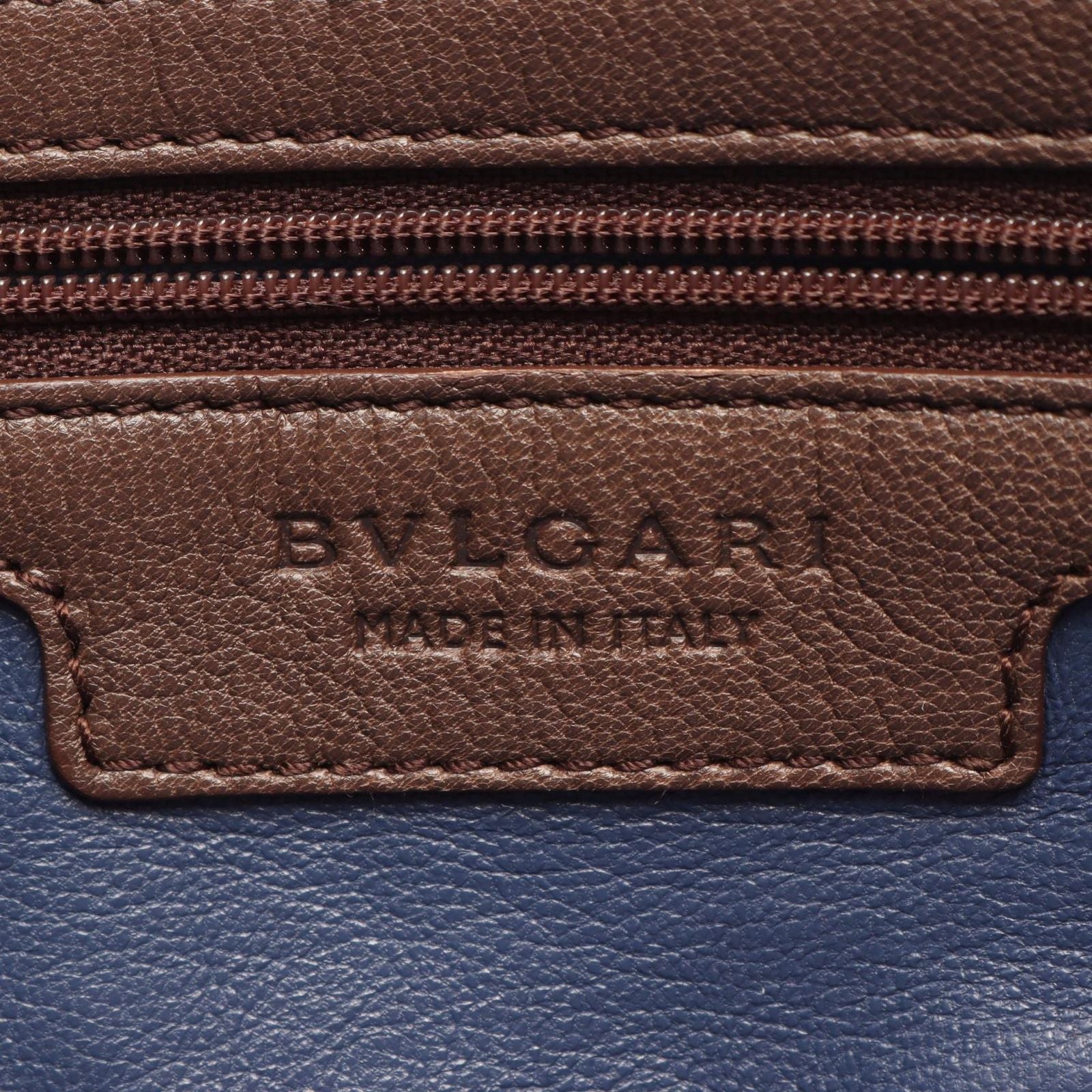 Bvlgari Handbag Leoni 2-Way Brown Leather Tote — view 4