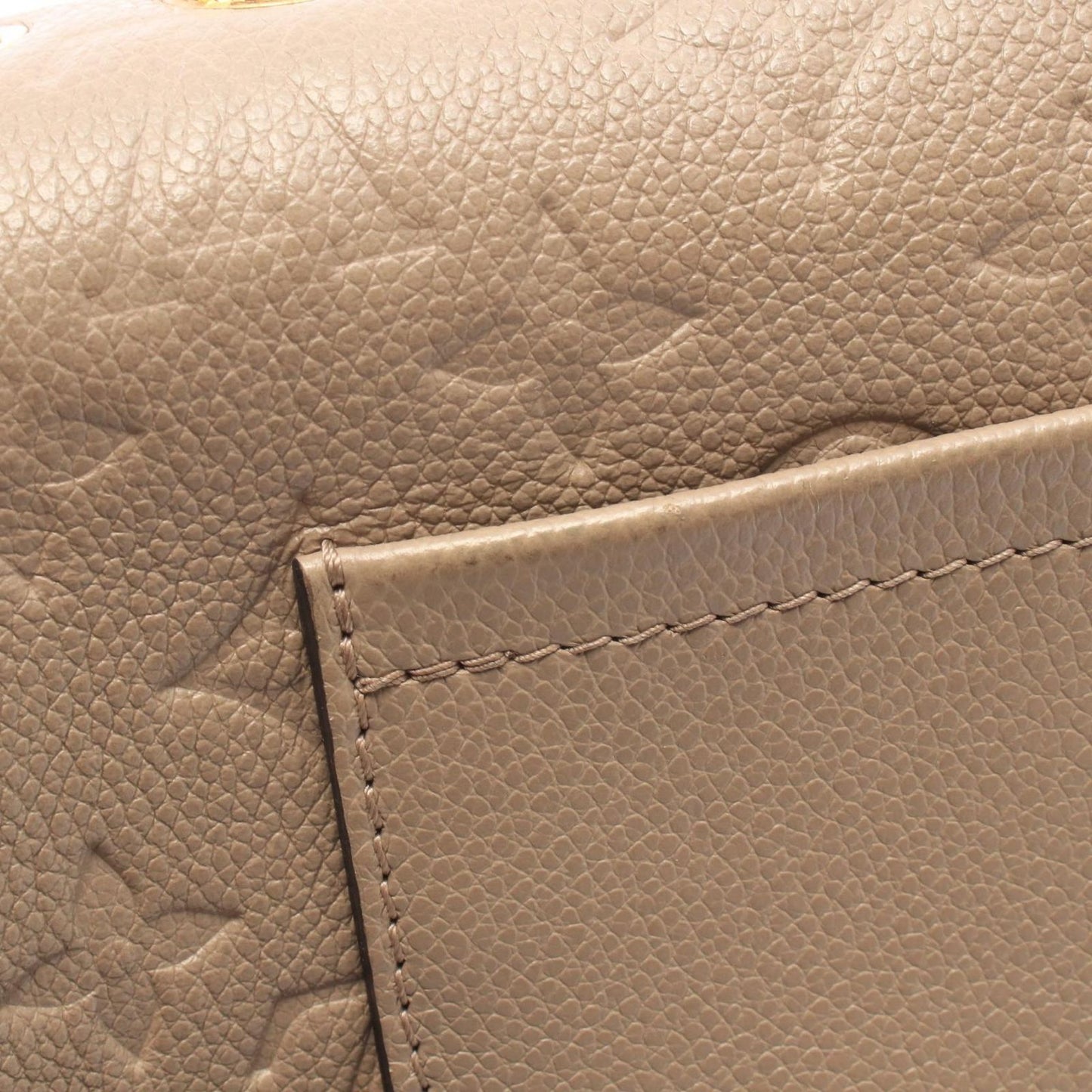 Louis Vuitton Shoulder Bag Malso Monogram Empreinte Tourterelle Leather — view 7
