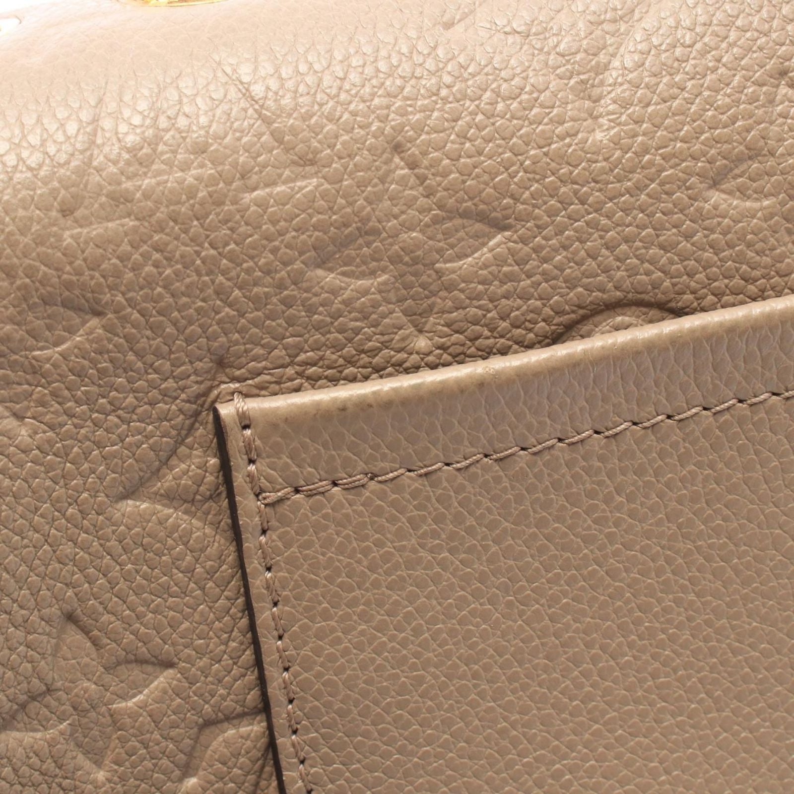 Louis Vuitton Shoulder Bag Malso Monogram Empreinte Tourterelle Leather — view 7