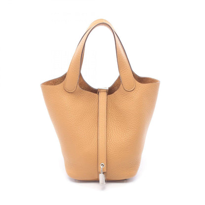 Hermes Handbag Picotin Lock PM Biscuit Leather