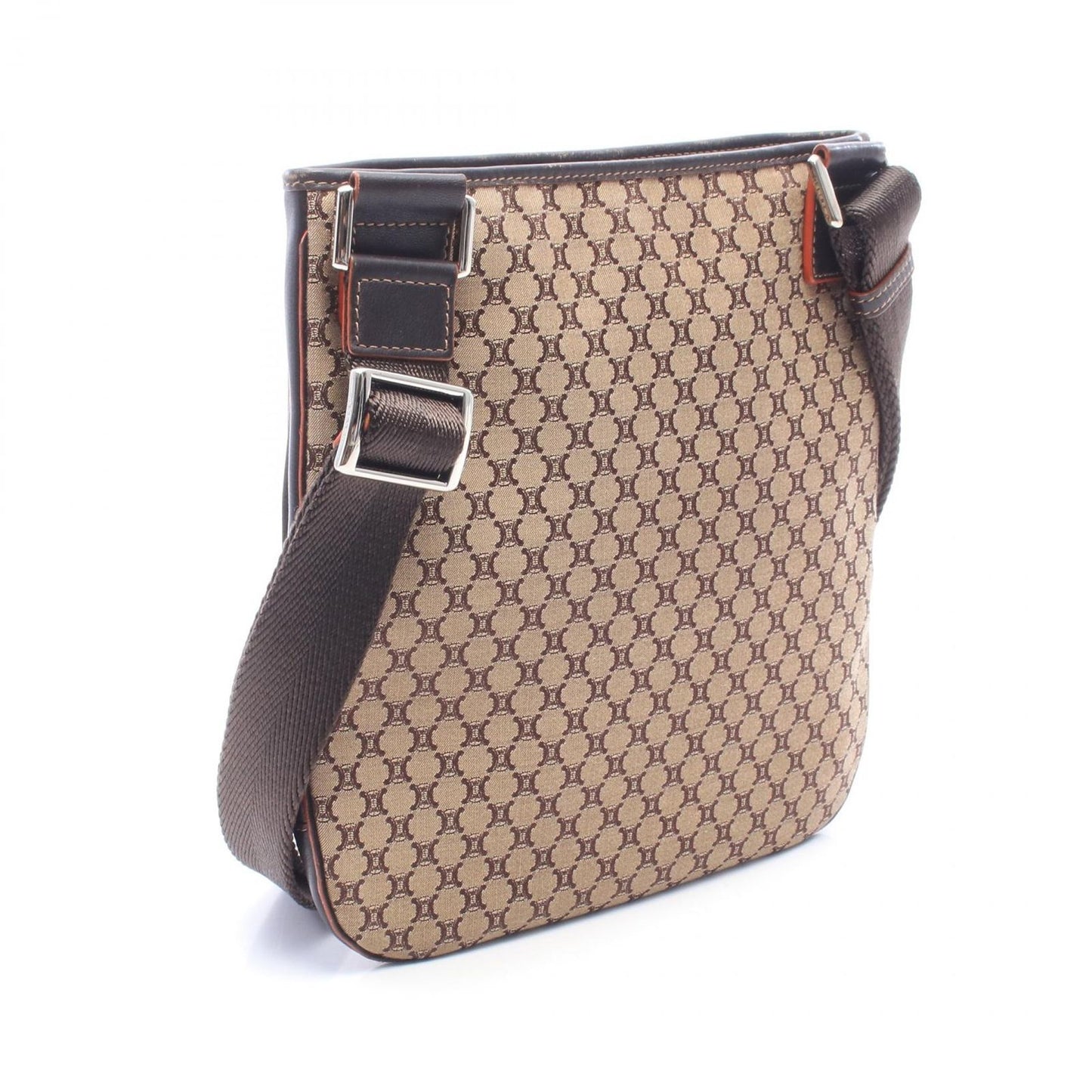 Celine Shoulder Bag Macadam Canvas Leather — view 2