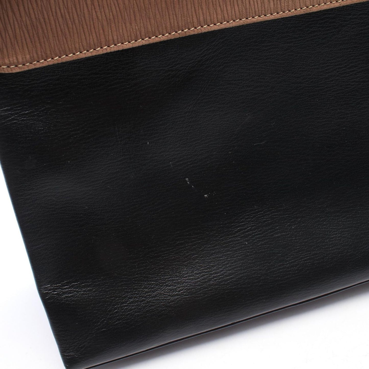 Loewe Handbag Velasquez Twist Brown Black Leather — view 5