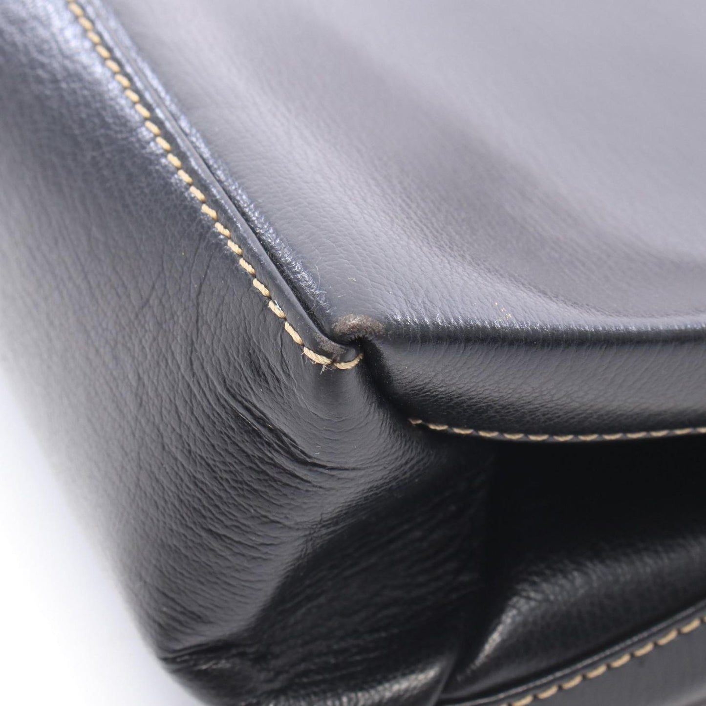 Loewe Handbag Velasquez Twist Brown Black Leather — view 7