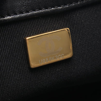 Chanel Shoulder Bag Quilted Small Flap Black Leather Chain — view 5