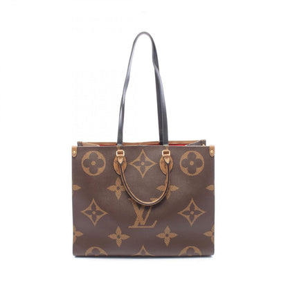 Louis Vuitton Shoulder Bag On The Go GM Monogram Giant Reverse Leather