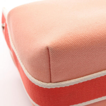 Hermes Handbag Brid-a-brac PM Guava Canvas Bride-a-Brac — view 6