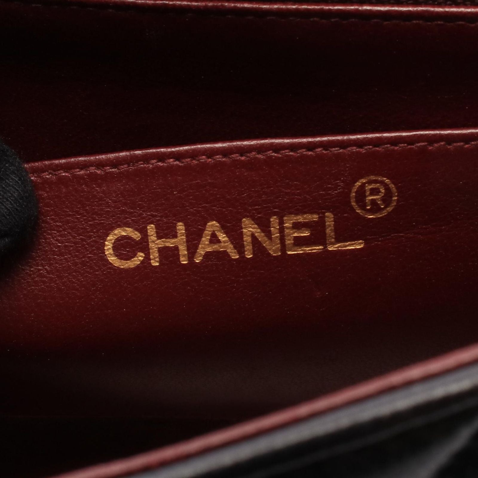 Chanel Shoulder Bag Quilted Diana Flap Black Lambskin Chain — view 4