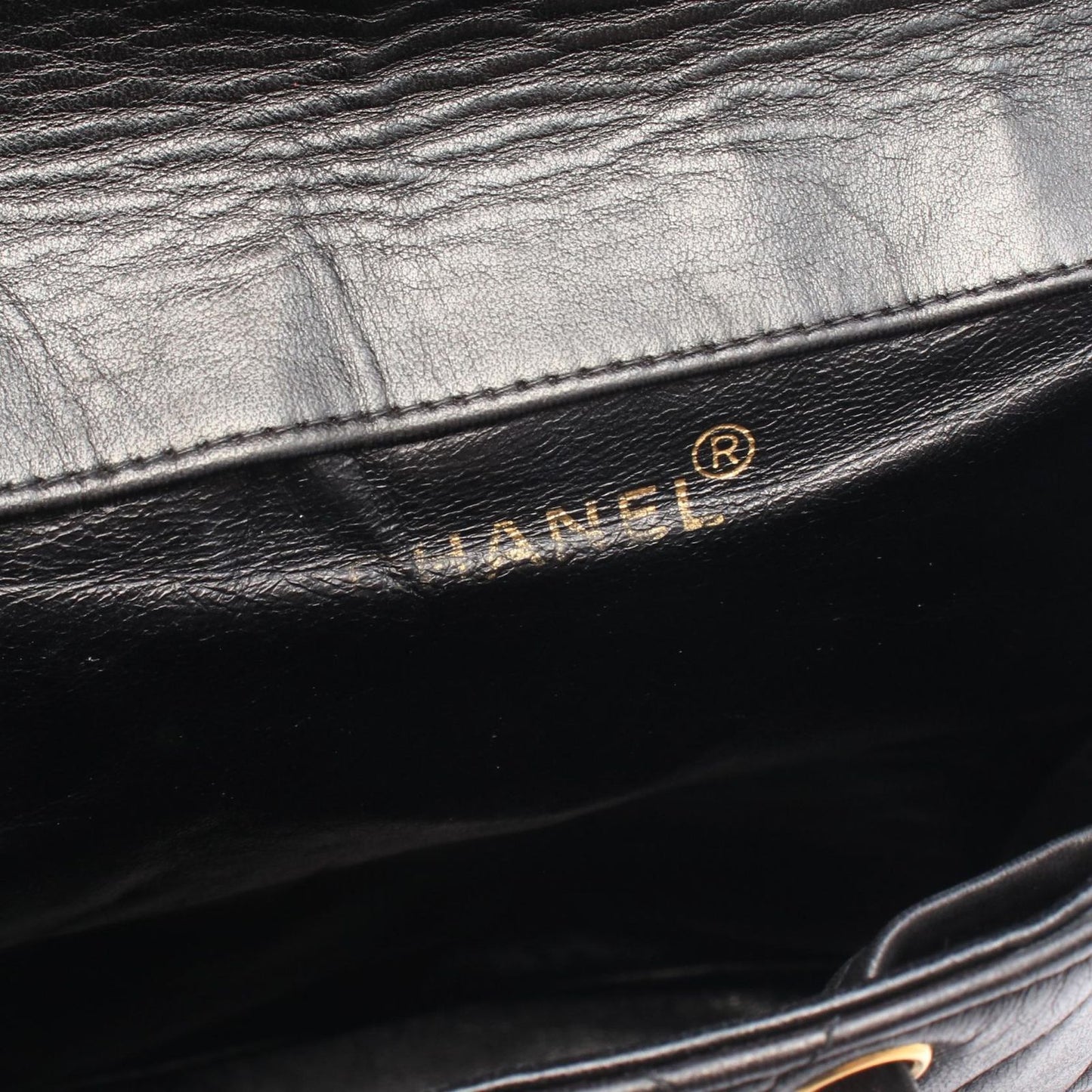 Chanel Backpack Quilted Turnlock Chain Black Lambskin — view 4