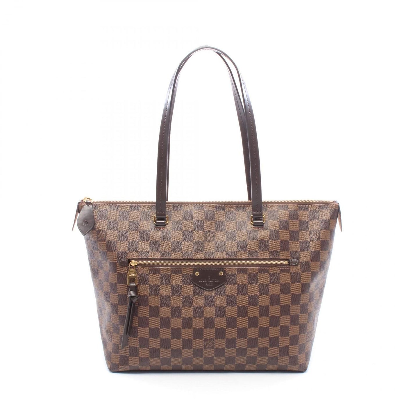 Louis Vuitton Tote Bag Jena MM Damier Ebene Leather