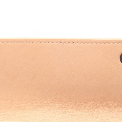 Bottega Veneta Bifold Wallet Intrecciato Pink Beige Brown Leather — view 6