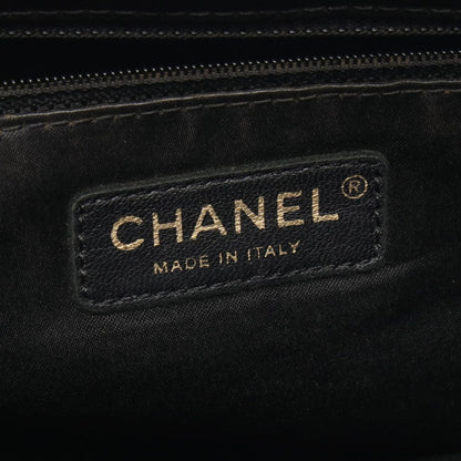 Chanel Tote Bag Quilted Grand Shopping GST XL Black Caviar Leather Chain — view 4