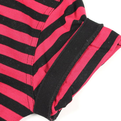 Saint Laurent Paris Short Sleeve T-Shirt Logo Embroidery Border Cotton — view 8