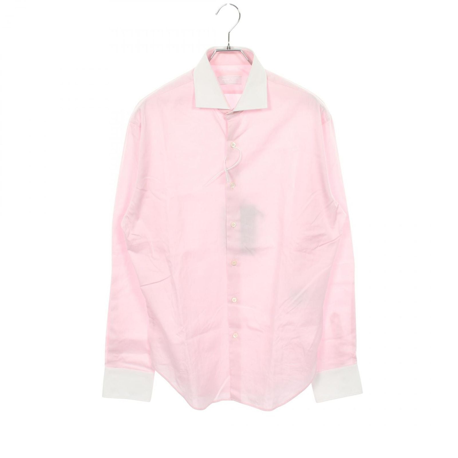 Prada Long Sleeve Cleric Cotton Pink Shirt