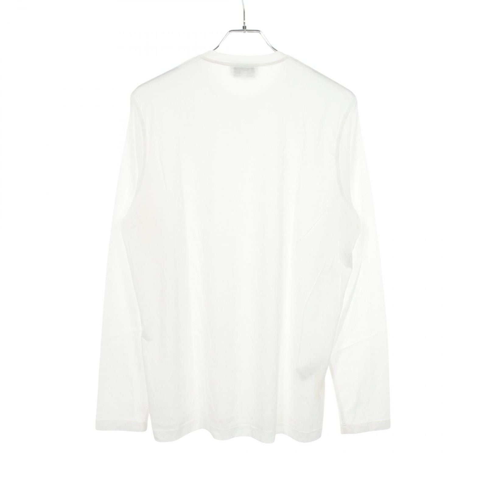 Hermes Long Sleeve T-Shirt H Embroidery Crew Neck Cotton — view 2