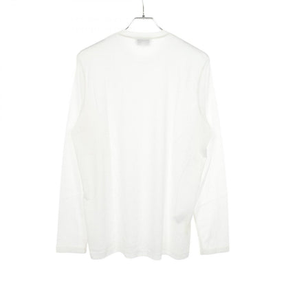 Hermes Long Sleeve T-Shirt H Embroidery Crew Neck Cotton — view 2