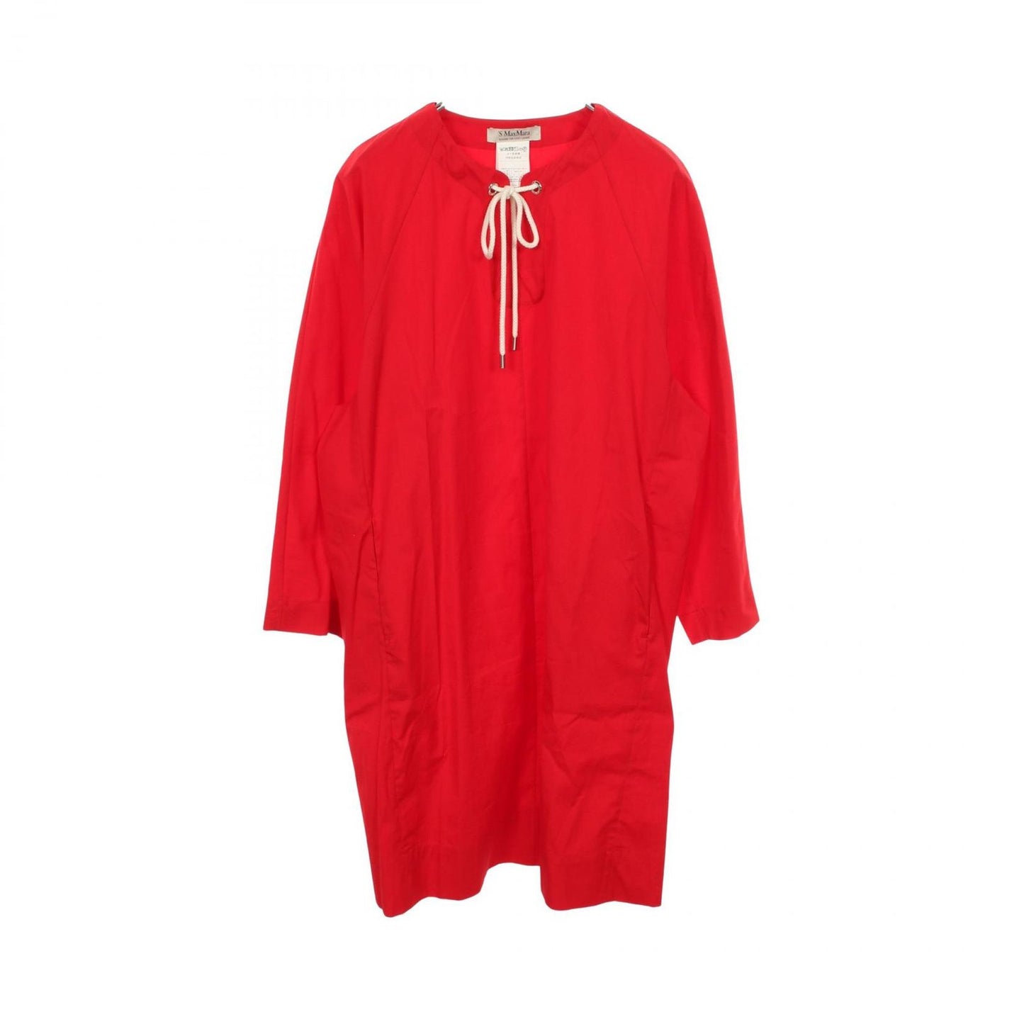 Max Mara S 'S Dress Long Sleeve Cotton