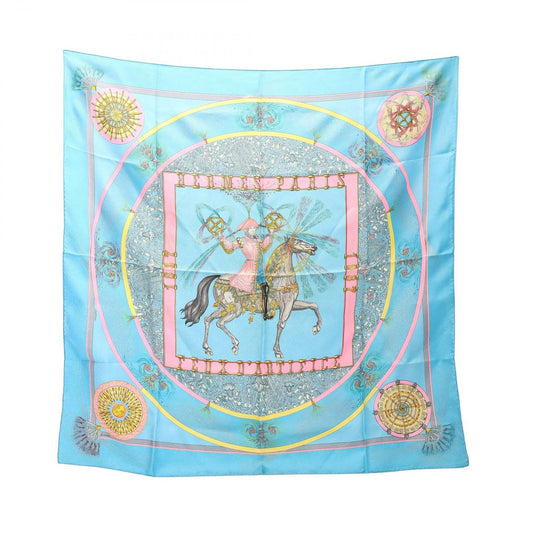 Hermes Scarf Carre 90 Feux D'artifice Silk
