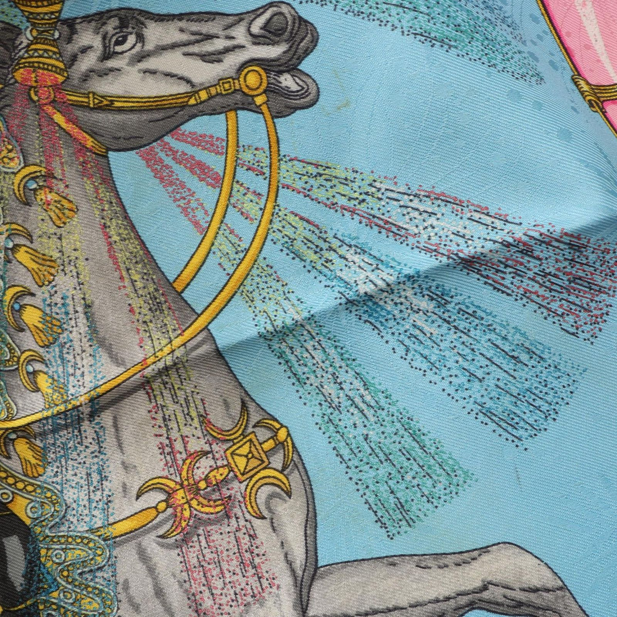 Hermes Scarf Carre 90 Feux D'artifice Silk — view 5