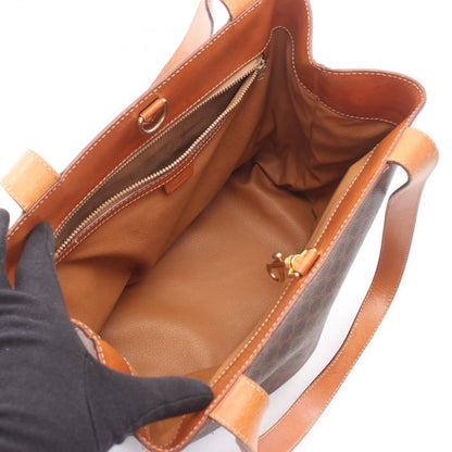 Celine Shoulder Bag Macadam Brown Leather — view 3