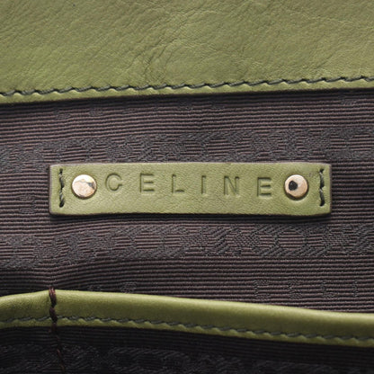 Celine Handbag Boogie Bag Green Leather — view 4