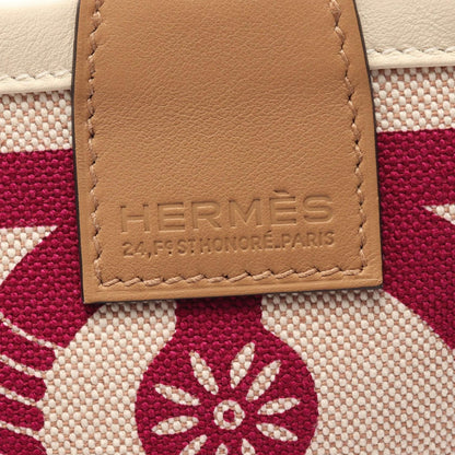 Hermes Tote Bag 25 Ecru Rose Purple Chai Staple 25 — view 4