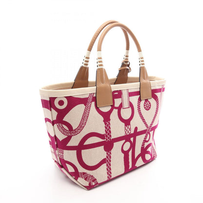 Hermes Tote Bag 25 Ecru Rose Purple Chai Staple 25 — view 2