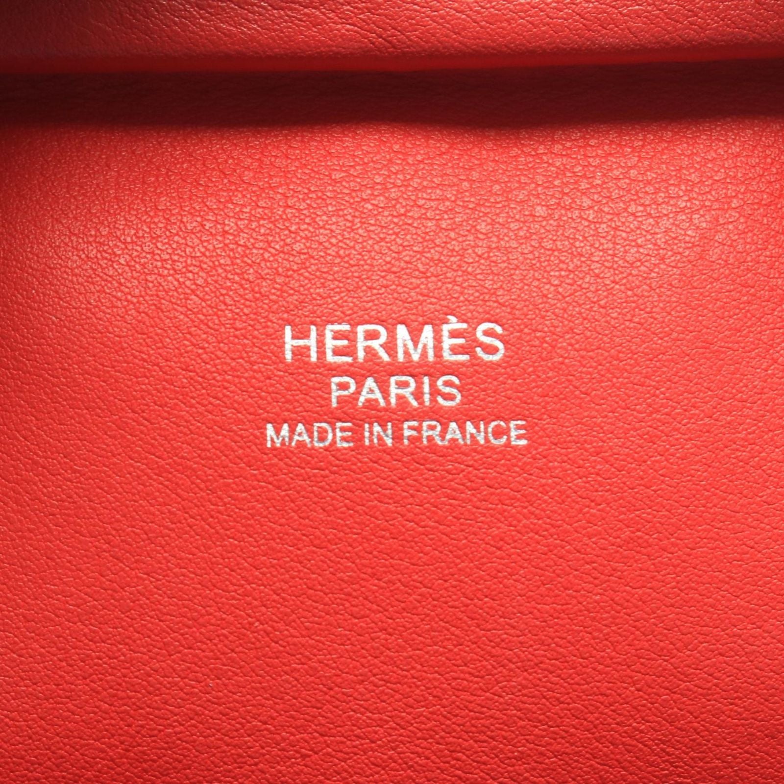 Hermes Handbag Plume 28 Verso Blue Nord Rouge de Coeur — view 4