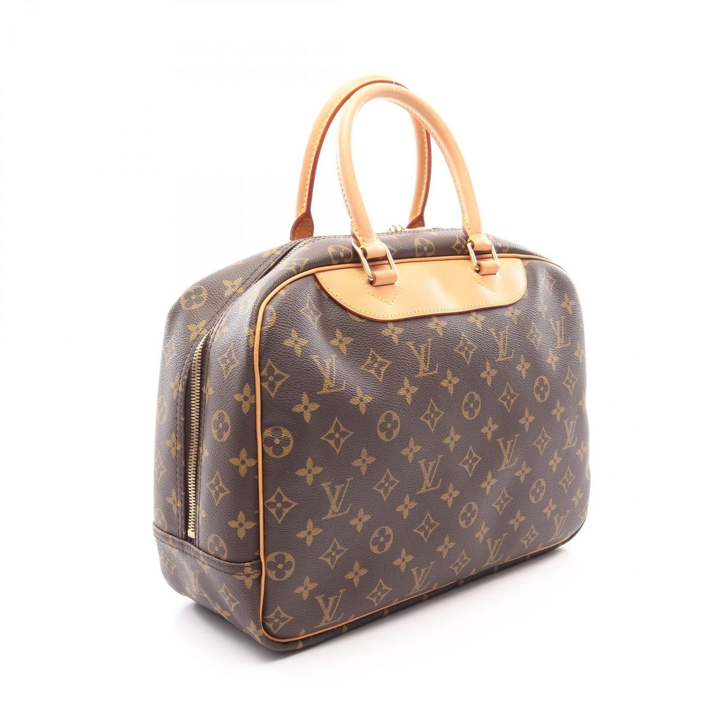 Louis Vuitton Handbag Deauville Bowling Vanity Monogram Leather — view 2