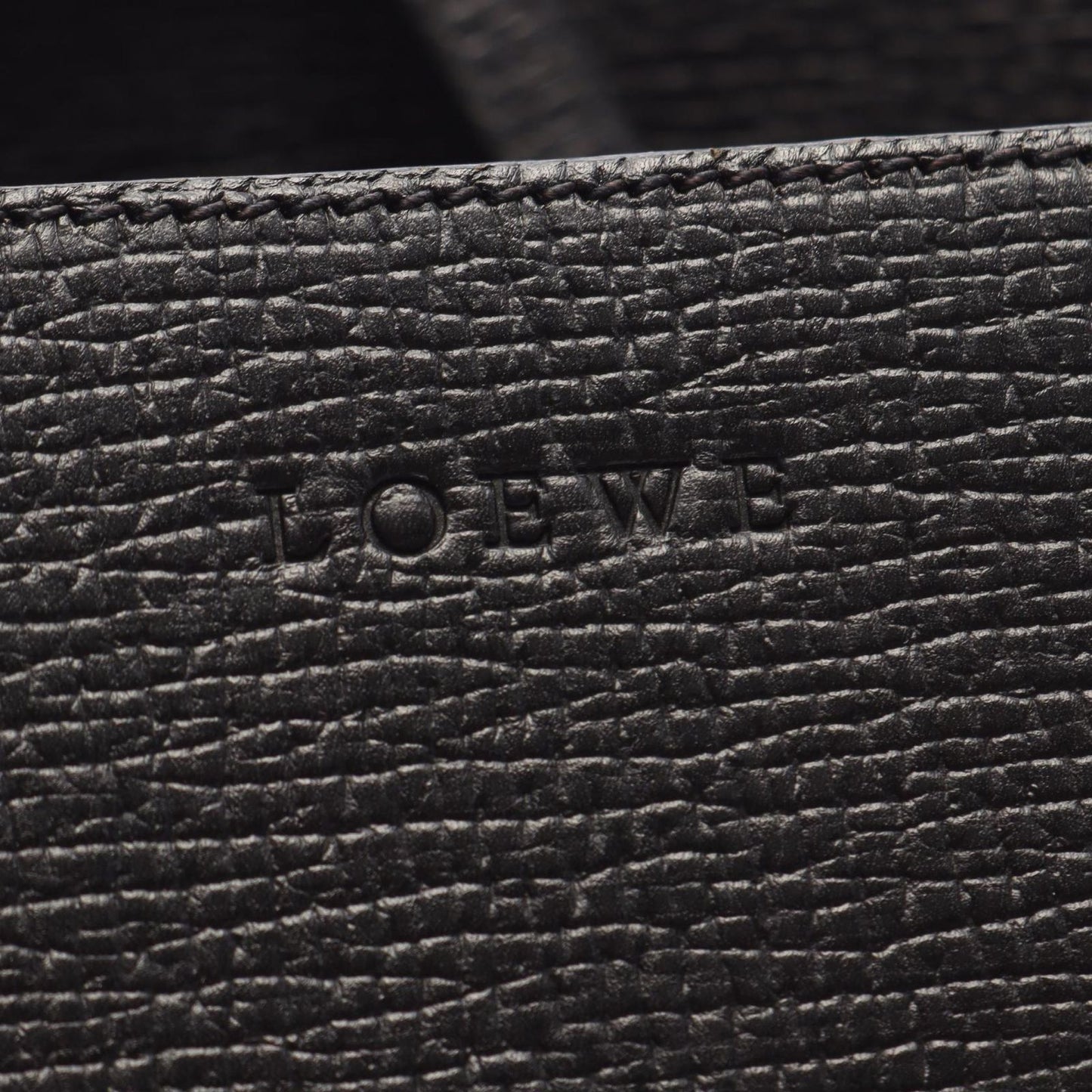 Loewe Handbag Black Leather — view 4
