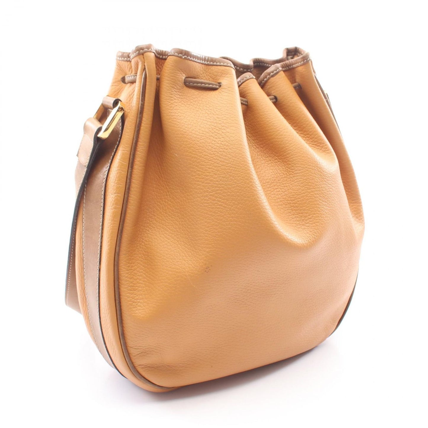 Loewe Shoulder Bag Anagram Drawstring Leather — view 2