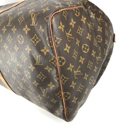 Louis Vuitton Boston Bag Keepall 55 Monogram Canvas Brown — view 6
