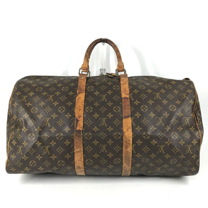 Louis Vuitton Boston Bag Keepall 55 Monogram Canvas Brown — view 2