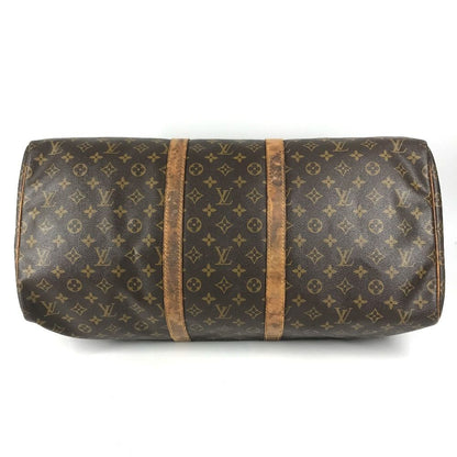 Louis Vuitton Boston Bag Keepall 55 Monogram Canvas Brown — view 5