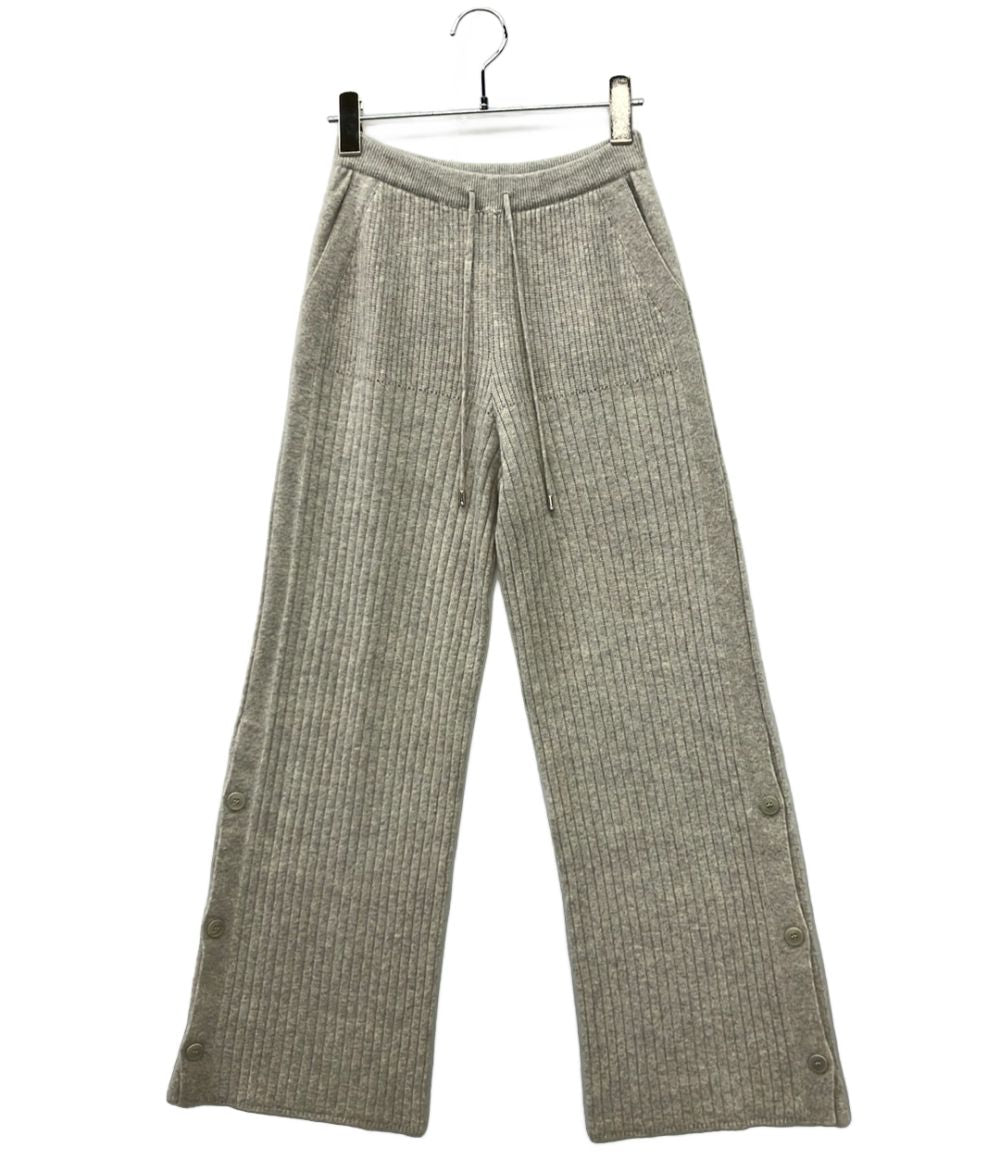 Loro Piana Baby Cashmere Rib Knit Pants 38