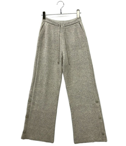 Loro Piana Baby Cashmere Rib Knit Pants 38