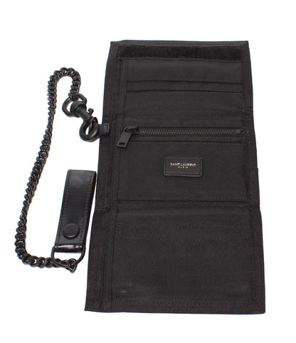 Saint Laurent Paris Trifold Wallet Chain Nuxx Shoulder Bag — view 4