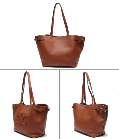 Celine Tote Shoulder Bag Cabas Anais Cuir Triomphe — view 2