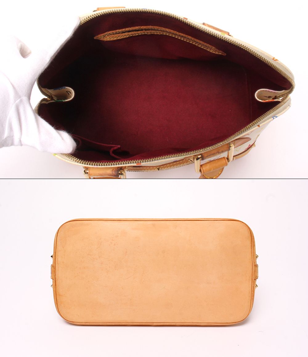Louis Vuitton Handbag Blanc Alma PM Monogram Multicolor — view 3