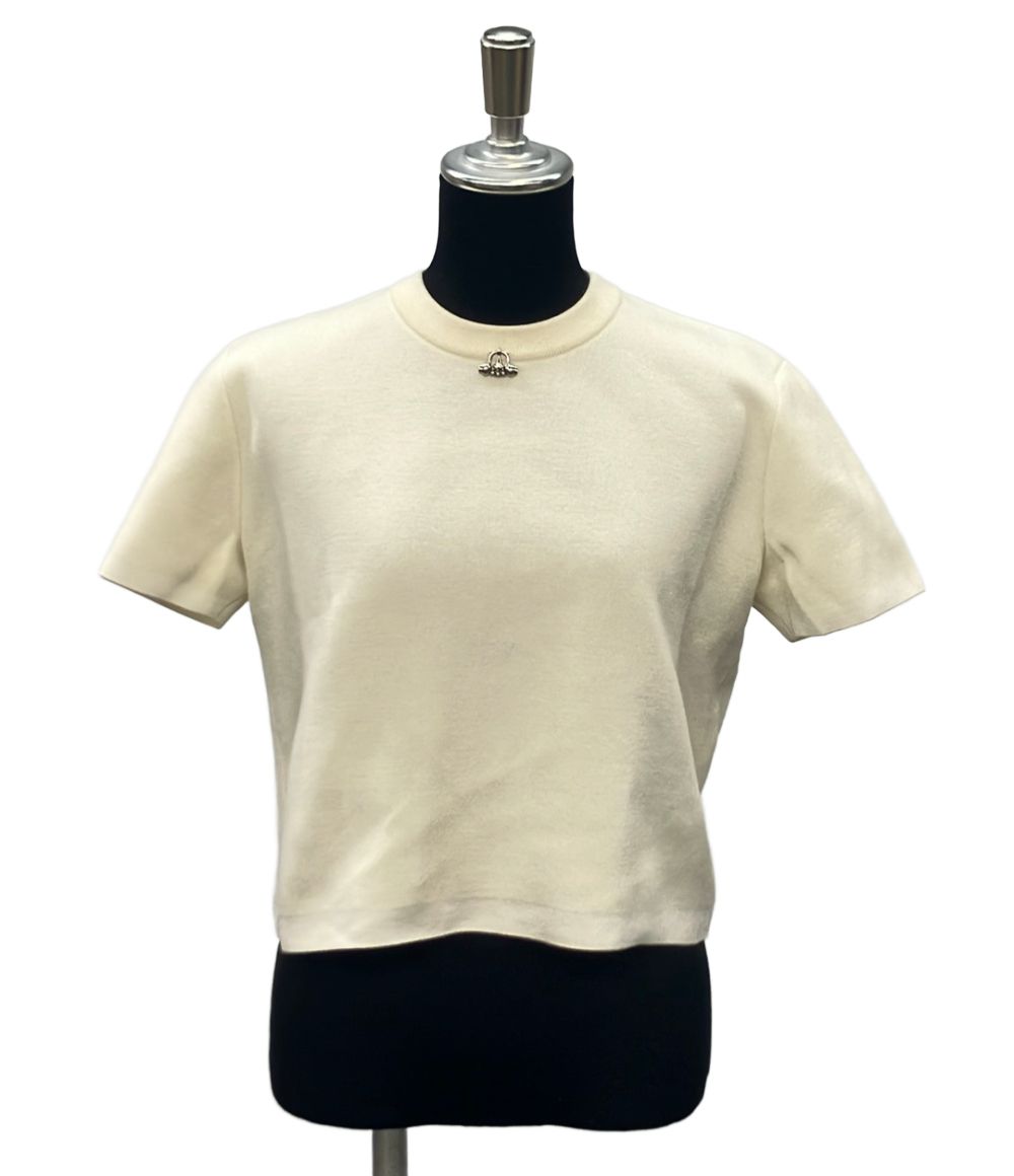 Hermes Palefroi Remix Motif Knit Short Sleeve 40 Sweater