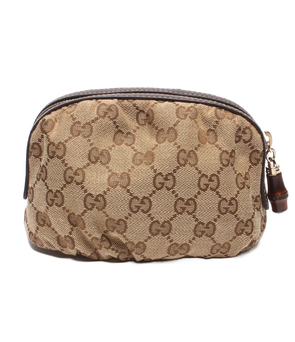 Gucci Pouch Bamboo GG Canvas — view 2