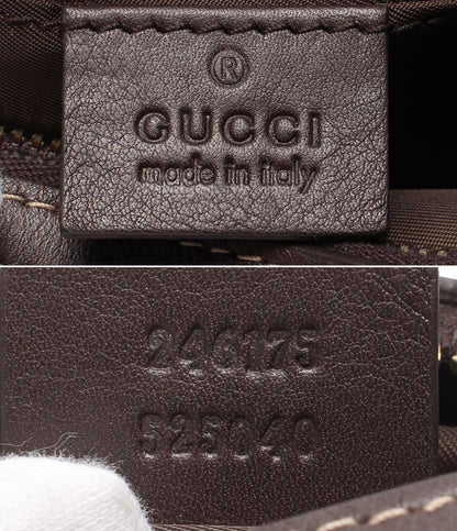 Gucci Pouch Bamboo GG Canvas — view 6