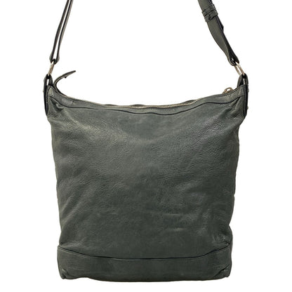 Balenciaga Shoulder Bag the Day Dark Green Leather — view 3