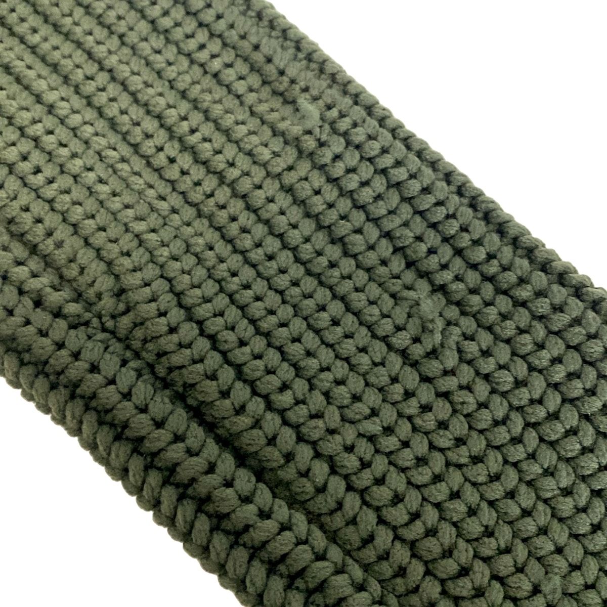 Loewe Cardigan Cropped Technical Knit Olive Long Sleeve S — view 5