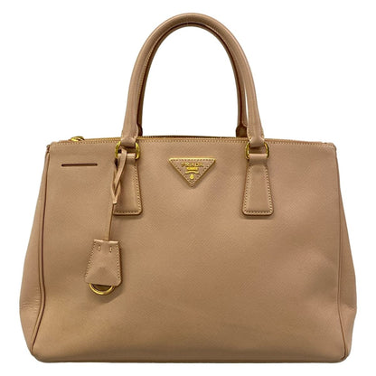 Prada Tote Bag Galleria Large Pink Beige Leather