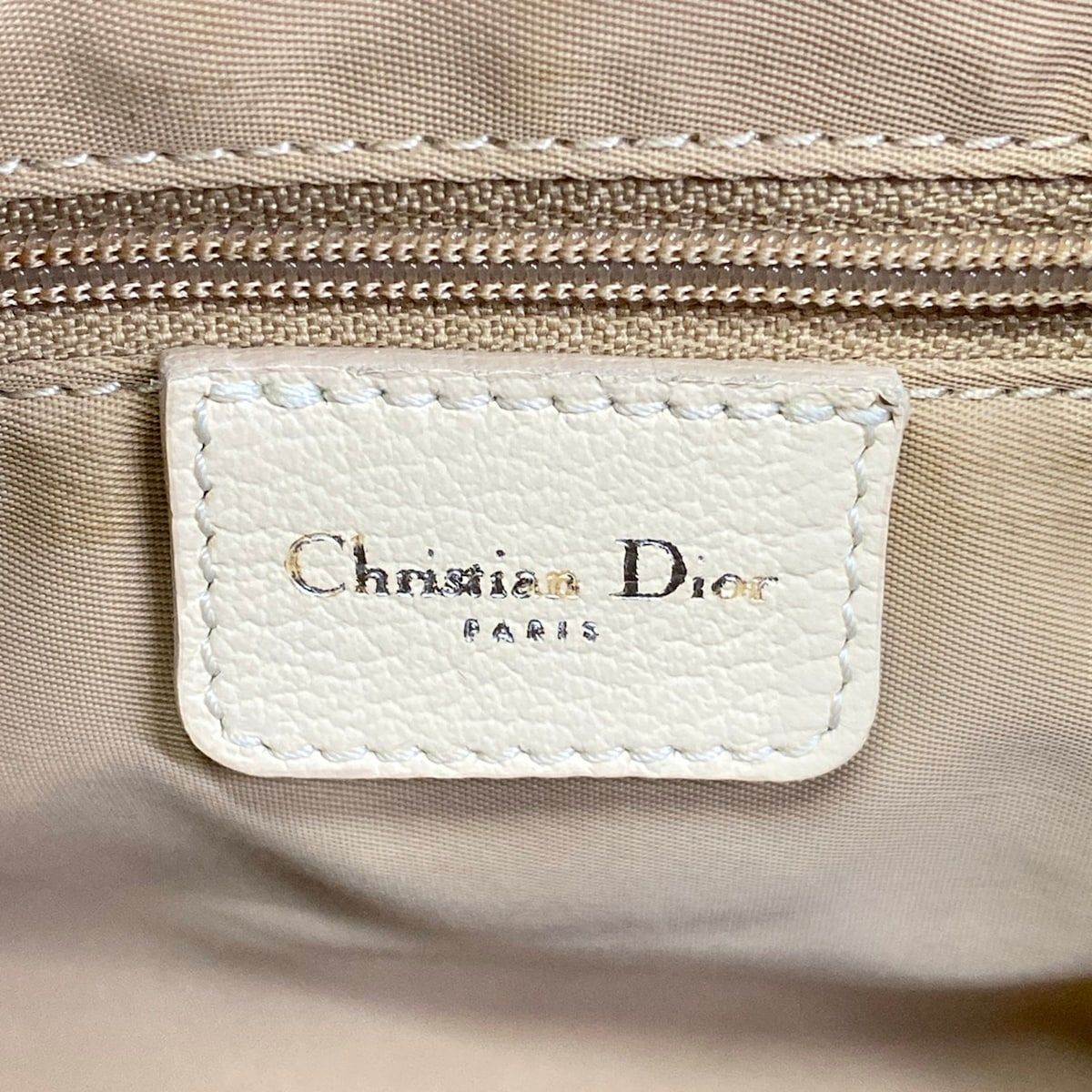 Dior Handbag Trotter Beige Multi Mini Boston Flower Leather — view 8