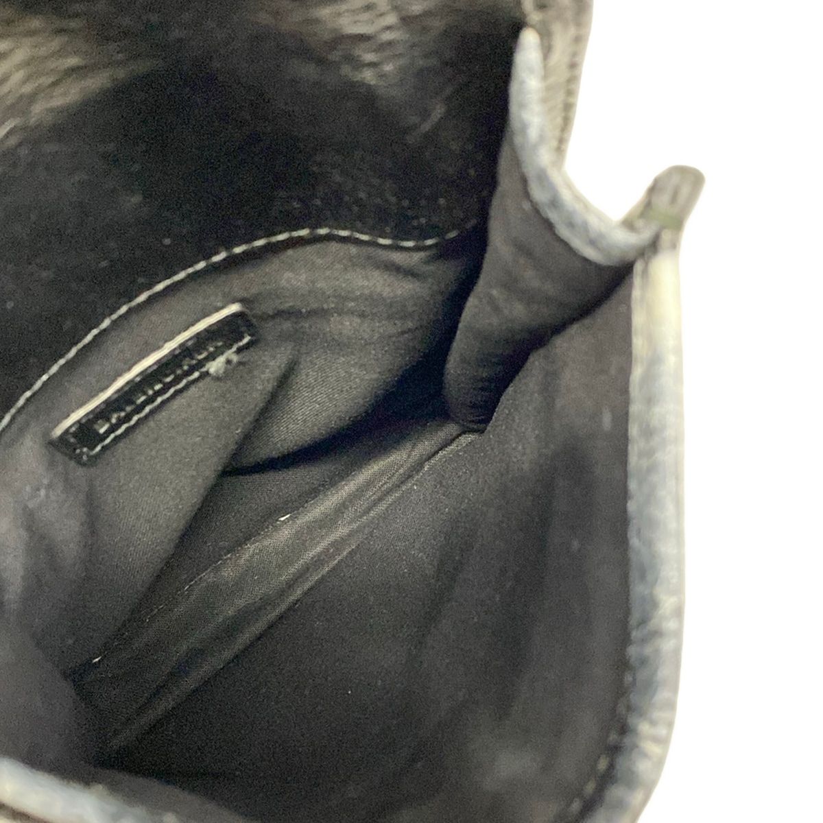 Balenciaga Shoulder Bag Explorer Black White Graffiti Leather — view 7