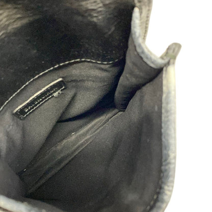 Balenciaga Shoulder Bag Explorer Black White Graffiti Leather — view 7